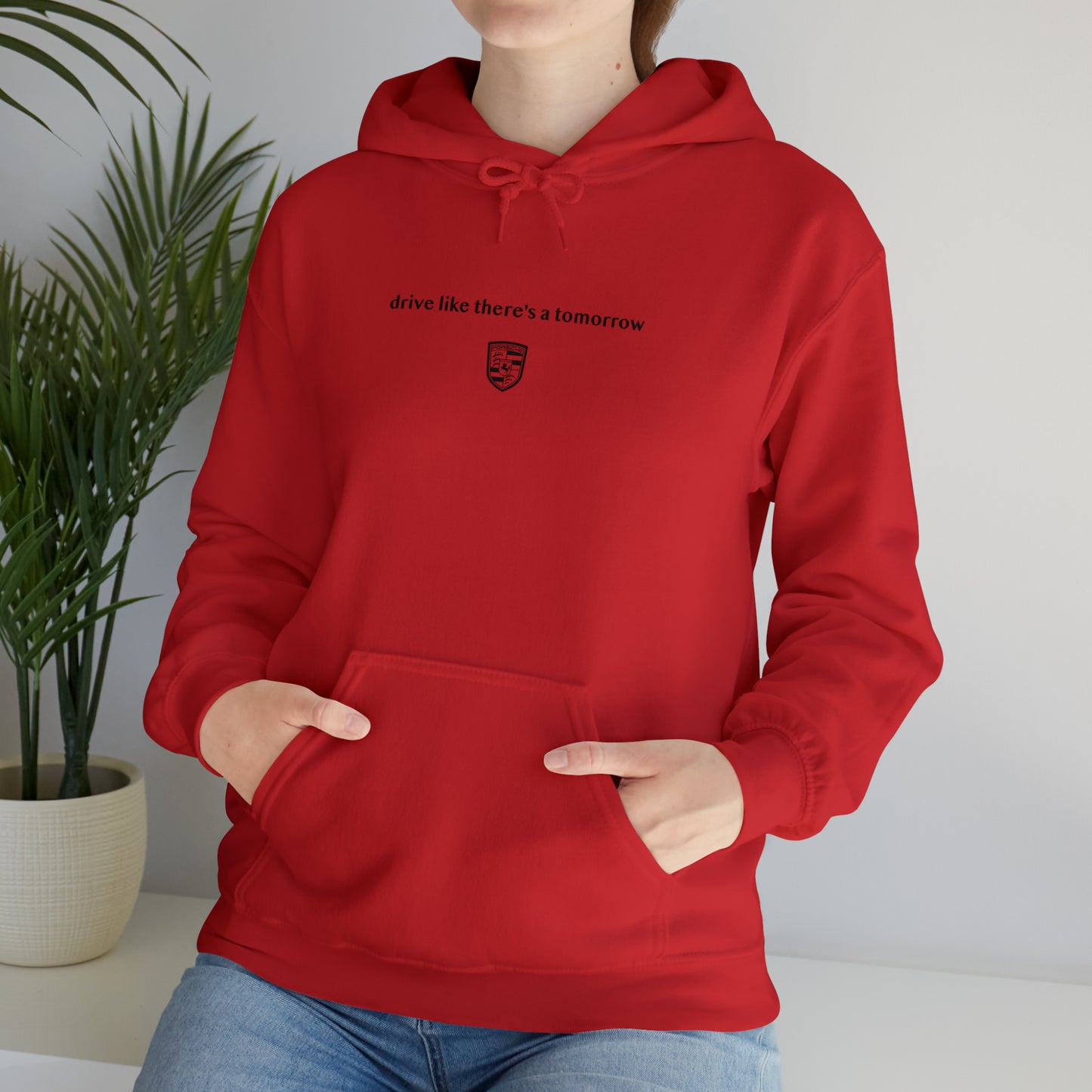 Conducir como si hubiera un mañana Sudadera con capucha unisex