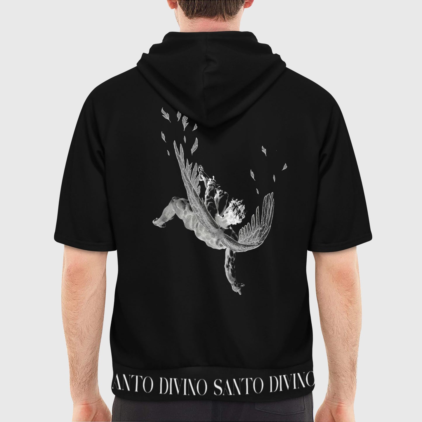 SANTO DIVINO Short Sleeve Hoodie