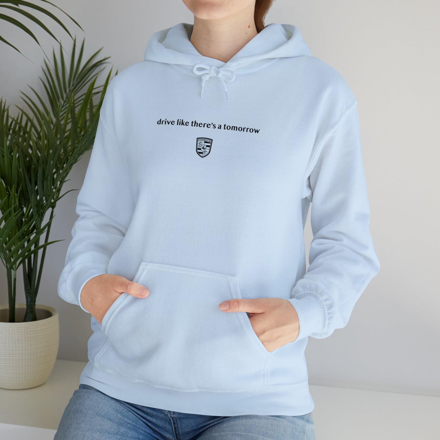 Conducir como si hubiera un mañana Sudadera con capucha unisex