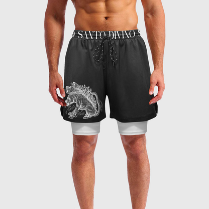 SANTO DIVINO Cerberus Compression Shorts