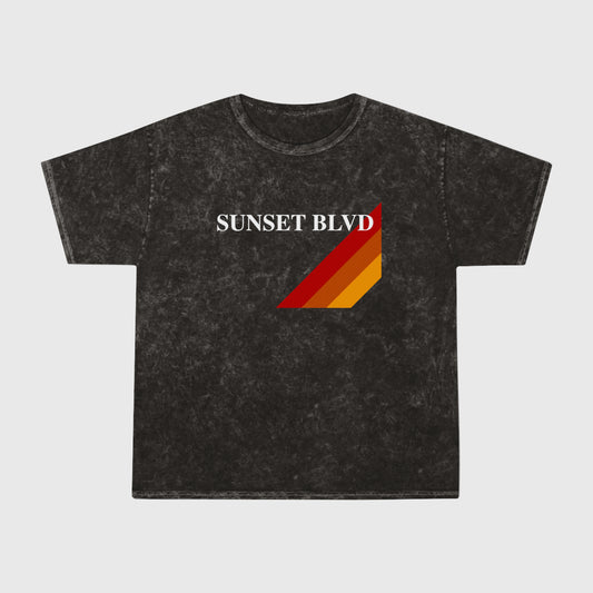 Sunset Blvd. Lavado de Minerales Camiseta Unisex