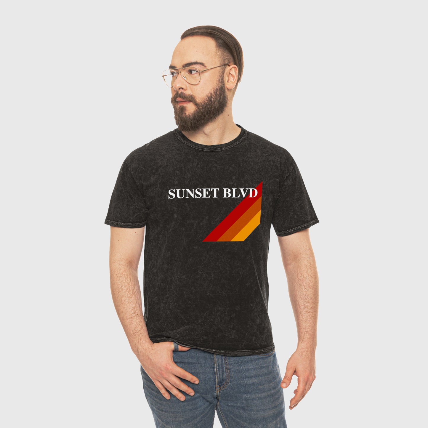 Sunset Blvd. Lavado de Minerales Camiseta Unisex