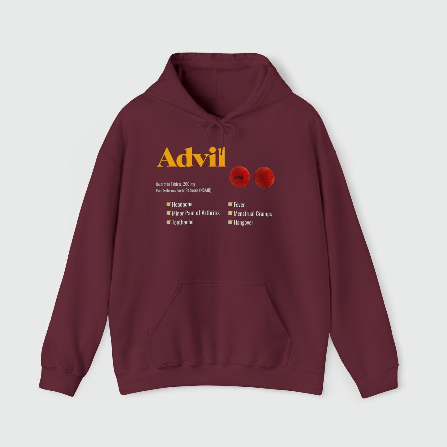 Sudadera con capucha unisex Advil