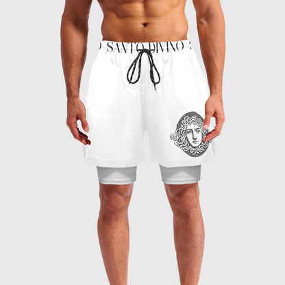 SANTO DIVINO Medusa Compression Shorts