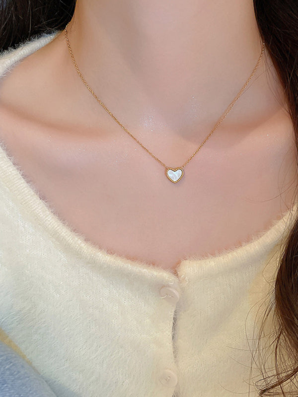 Double-Sided Heart Necklace