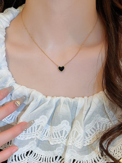 Double-Sided Heart Necklace