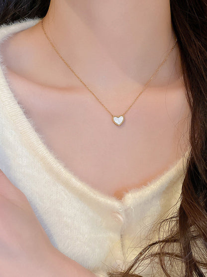 Double-Sided Heart Necklace