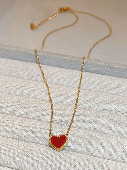 Double-Sided Heart Necklace