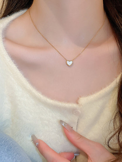 Double-Sided Heart Necklace