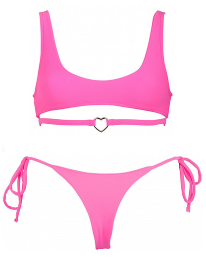 Two-Piece Heart Ring Bikini